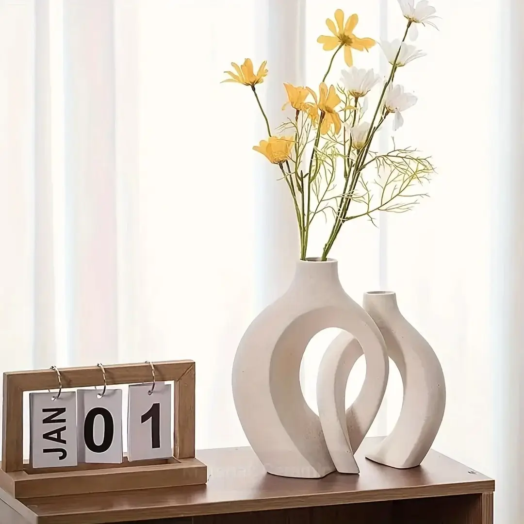 Minimalist Ceramic Vase Set