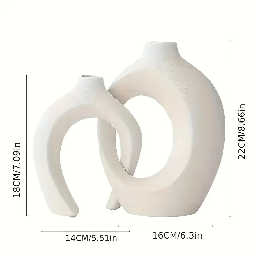 Minimalist Ceramic Vase Set